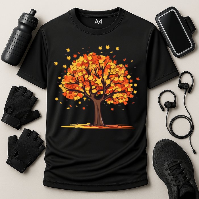 Autumn Tree Fall Lover Performance Shirt