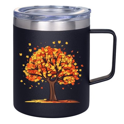 Autumn Tree Fall Lover 12oz Stainless Steel Coffee Mug