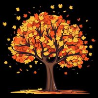 Autumn Tree Fall Lover Youth Performance Sprint T-Shirt