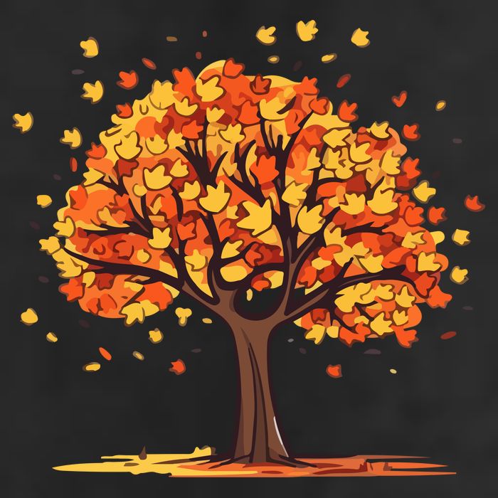Autumn Tree Fall Lover Golf Towel