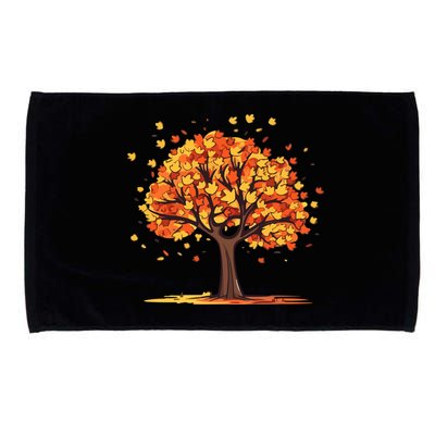 Autumn Tree Fall Lover Microfiber Hand Towel