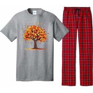 Autumn Tree Fall Lover Pajama Set