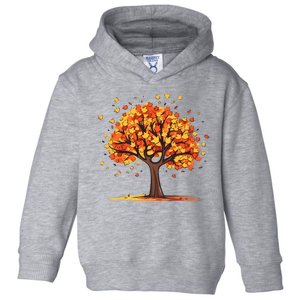 Autumn Tree Fall Lover Toddler Hoodie