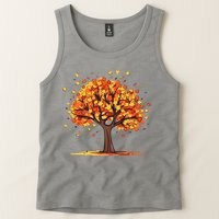 Autumn Tree Fall Lover Tank Top