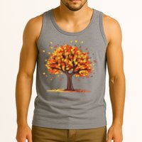 Autumn Tree Fall Lover Tank Top