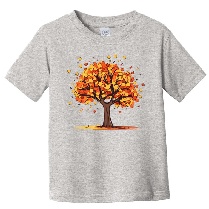 Autumn Tree Fall Lover Toddler T-Shirt