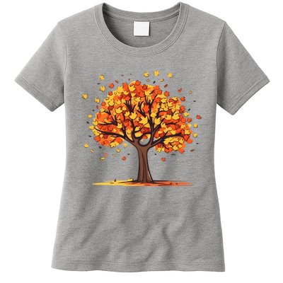 Autumn Tree Fall Lover Womens T-Shirt