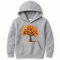 Autumn Tree Fall Lover Kids Hoodie