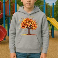 Autumn Tree Fall Lover Kids Hoodie