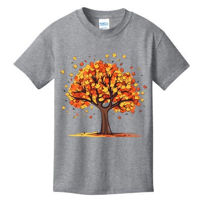 Autumn Tree Fall Lover Kids T-Shirt