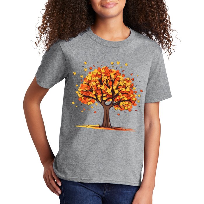 Autumn Tree Fall Lover Kids T-Shirt