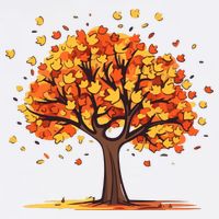 Autumn Tree Fall Lover Garment-Dyed Sweatshirt