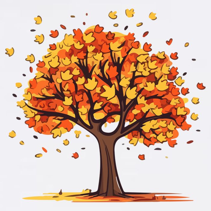 Autumn Tree Fall Lover Garment-Dyed Sweatshirt