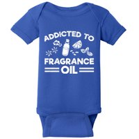 Addicted To Fragrance Oil Design Soap Maker Funny Gift Baby Bodysuit