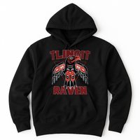 Alaska Tlingit For Native Raven Totem Hoodie