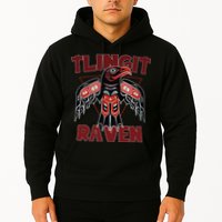 Alaska Tlingit For Native Raven Totem Hoodie