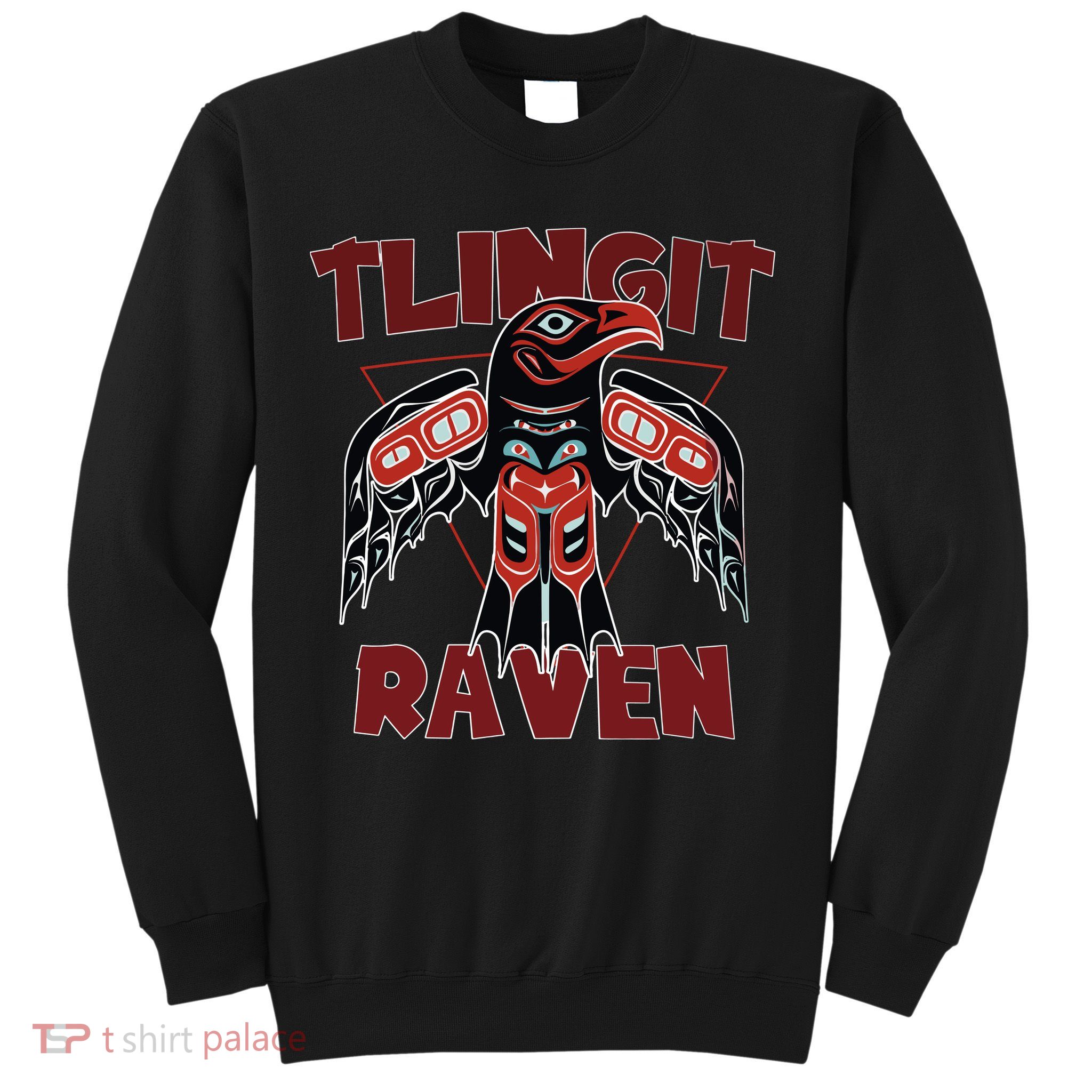 Alaska Tlingit For Native Raven Totem Sweatshirt