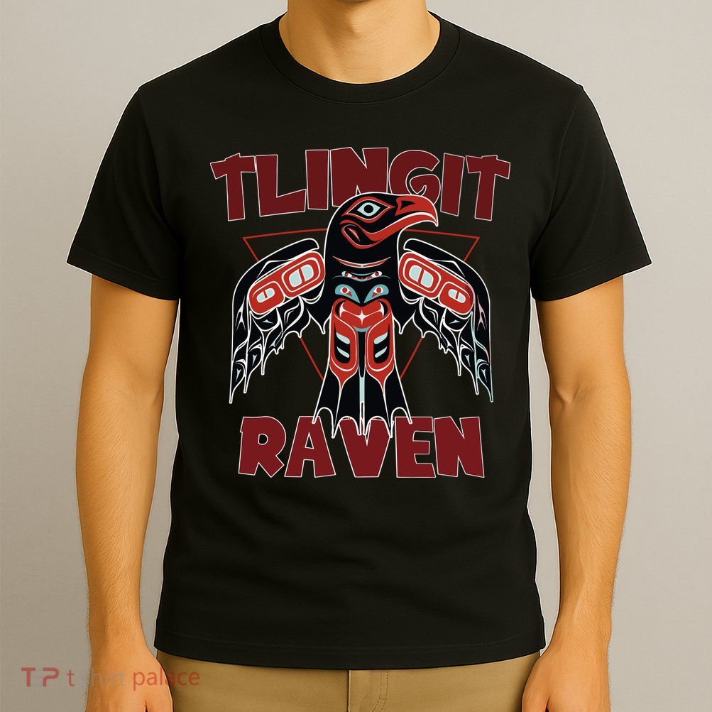 Alaska Tlingit For Native Raven Totem T-Shirt