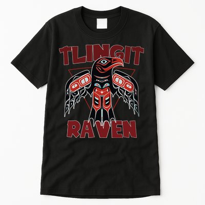 Alaska Tlingit For Native Raven Totem Tall T-Shirt