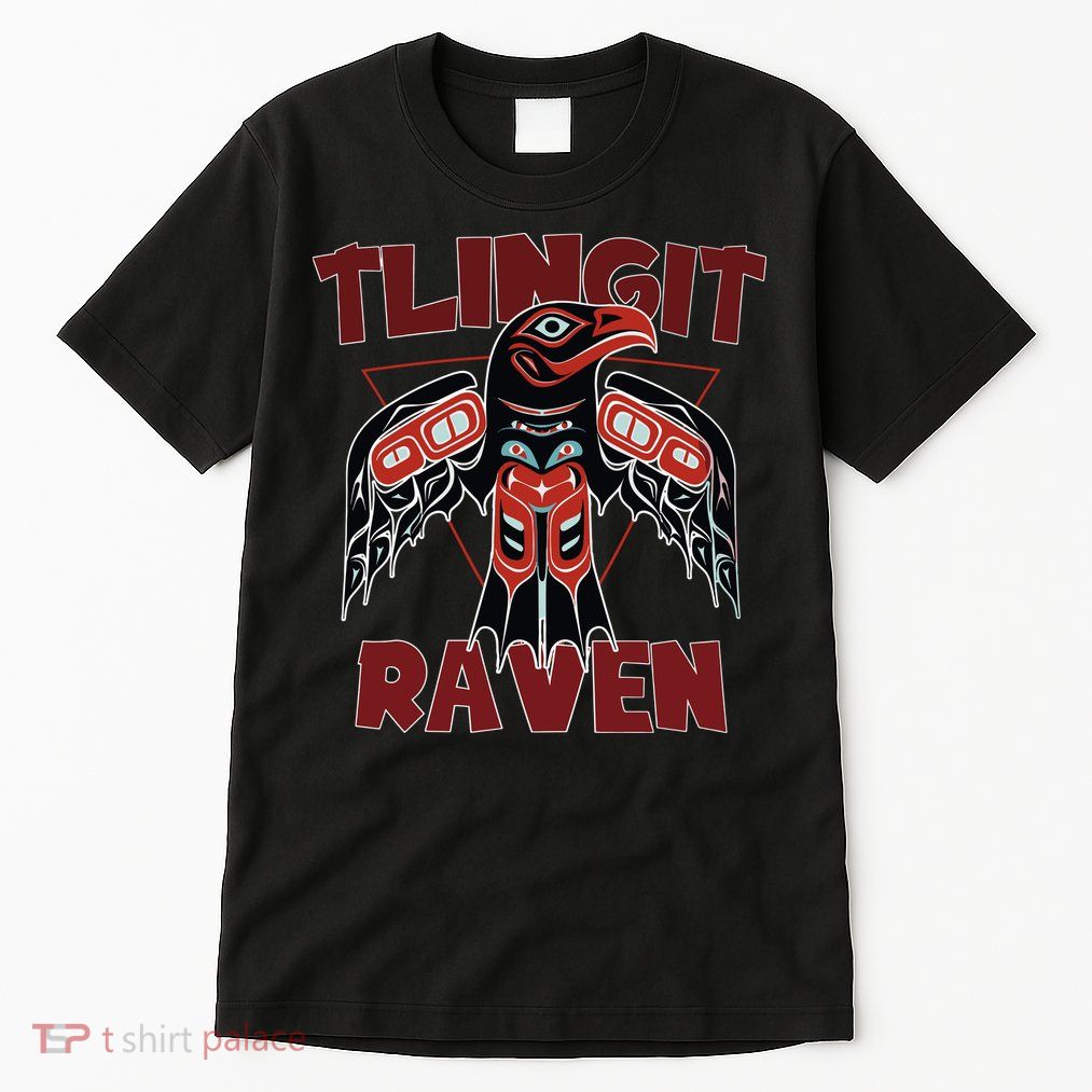 Alaska Tlingit For Native Raven Totem Tall T-Shirt