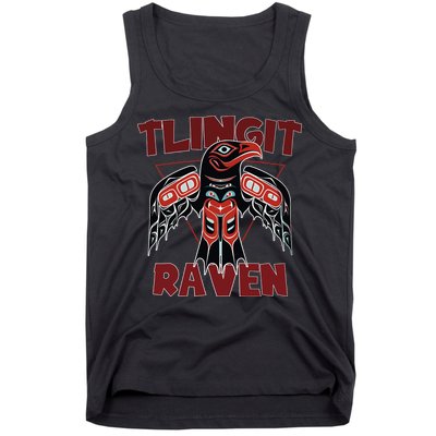 Alaska Tlingit For Native Raven Totem Tank Top
