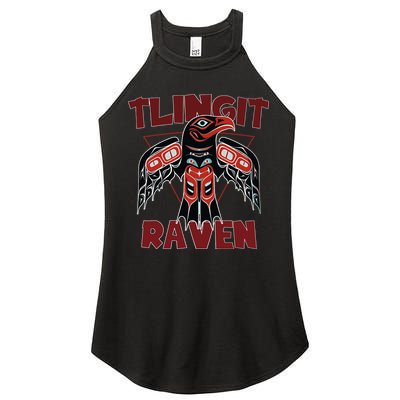 Alaska Tlingit For Native Raven Totem Women's Perfect Tri Rocker Tank