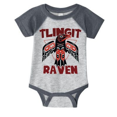 Alaska Tlingit For Native Raven Totem Infant Baby Jersey Bodysuit