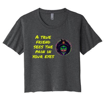 A true Friend Women's Crop Top Tee