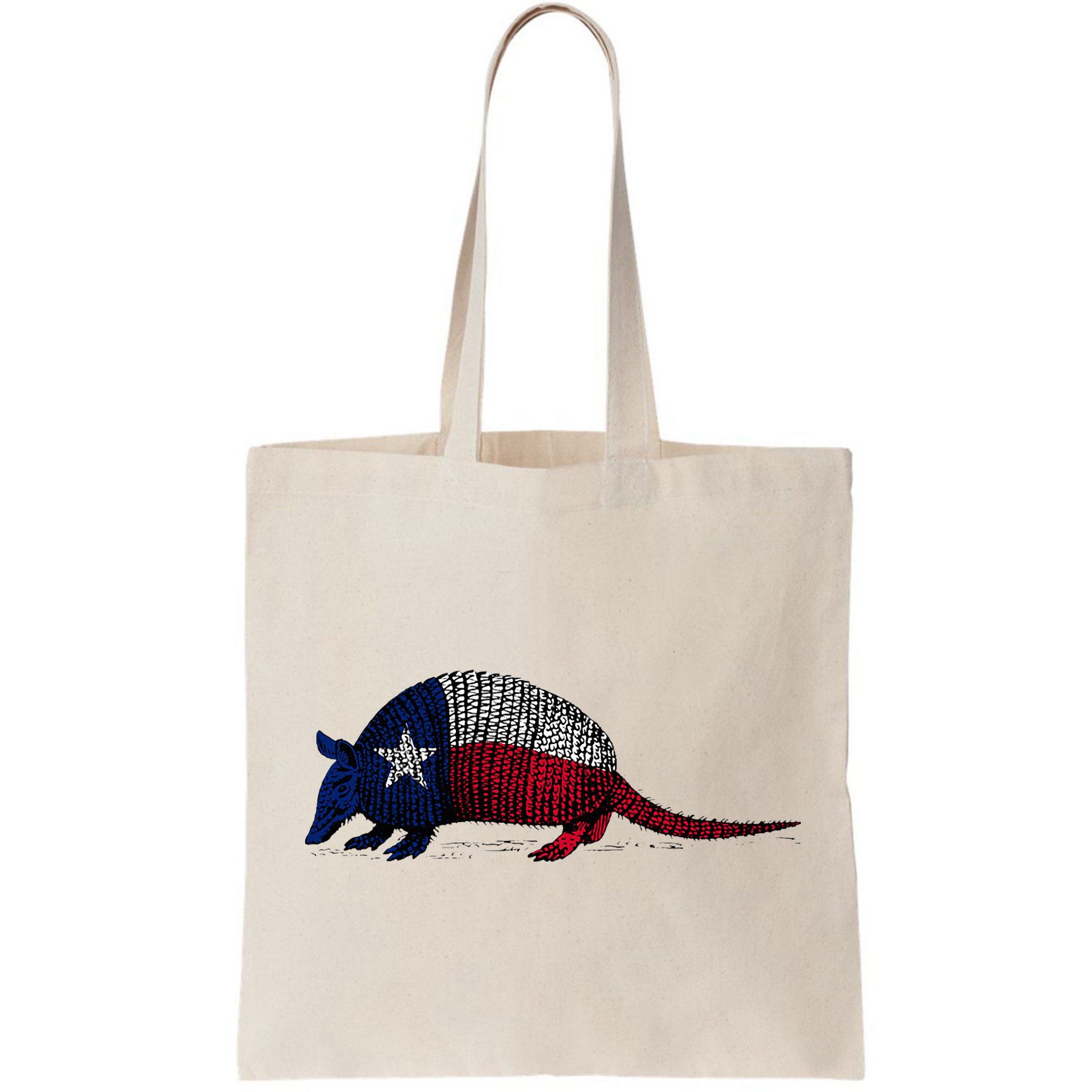 Armadillo Texas Flag Bag