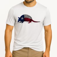 Armadillo Texas Flag Cooling Performance Crew T-Shirt