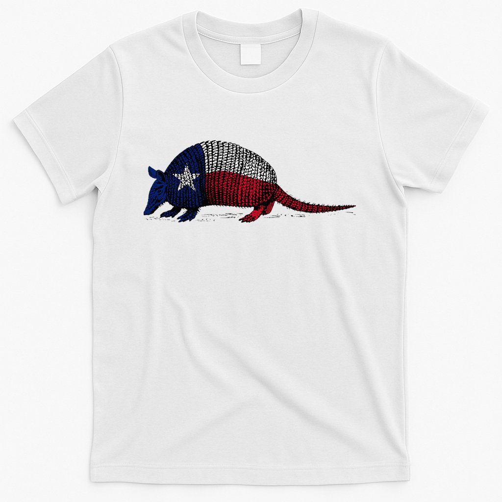 Armadillo Texas Flag T-Shirt