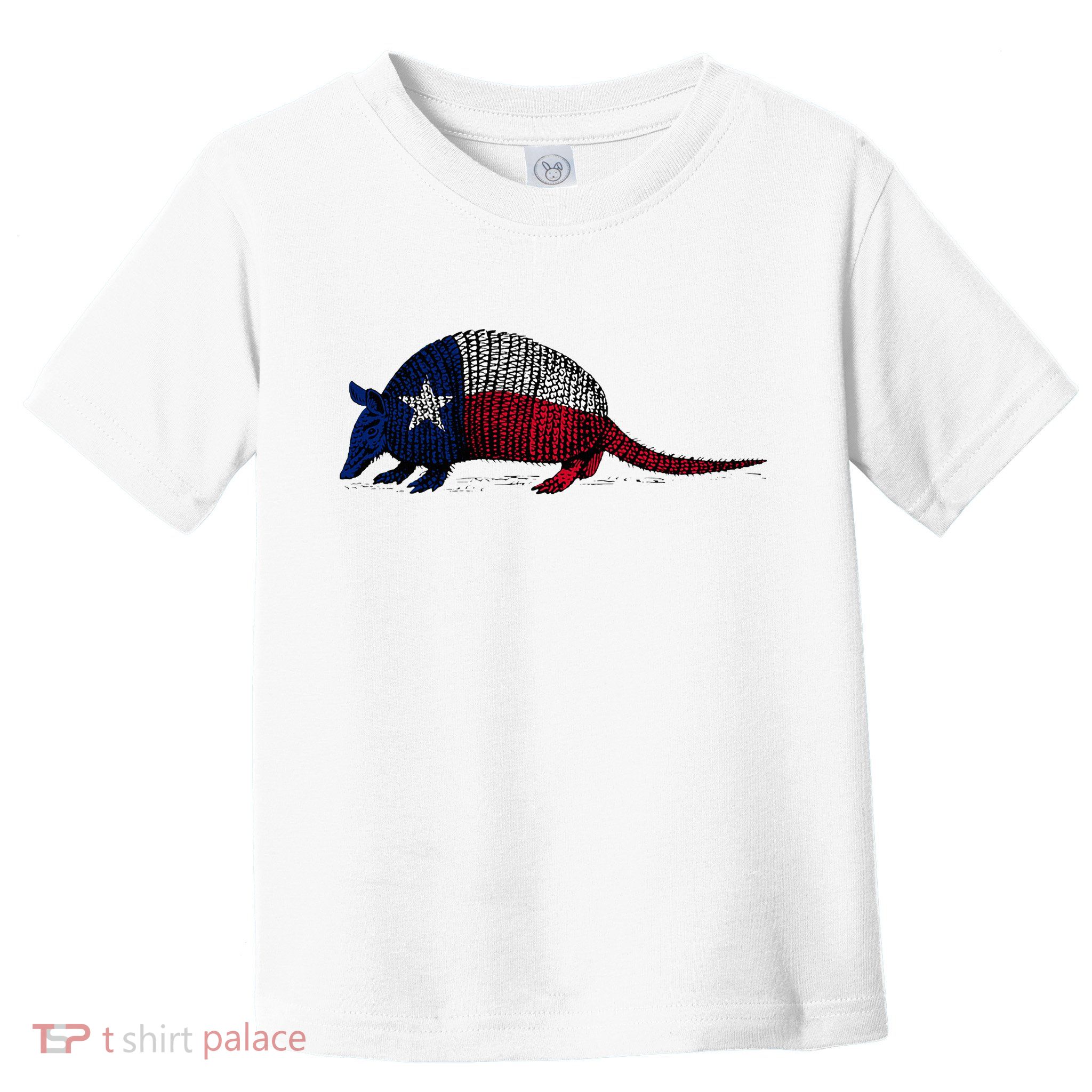 Armadillo Texas Flag Toddler T-Shirt