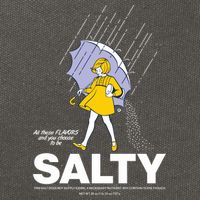 All These Flavors And You Choose To Be Salty Cotton Canvas Backpack