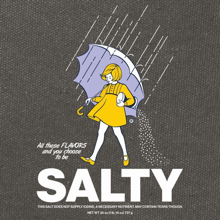 All These Flavors And You Choose To Be Salty Cotton Canvas Backpack