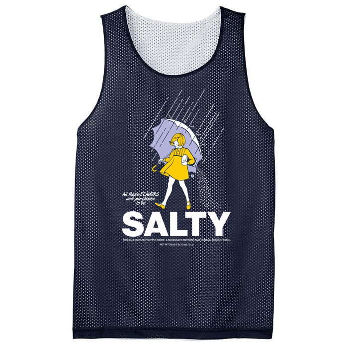 All These Flavors And You Choose To Be Salty Mesh Reversible Basketball Jersey Tank