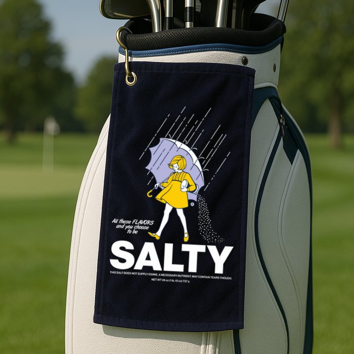 All These Flavors And You Choose To Be Salty Golf Towel