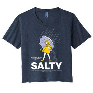 All These Flavors And You Choose To Be Salty Women's Crop Top Tee