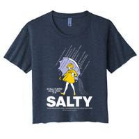 All These Flavors And You Choose To Be Salty Crop Top