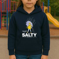 All These Flavors And You Choose To Be Salty Kids Hoodie