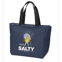 All These Flavors And You Choose To Be Salty Zip Tote Bag