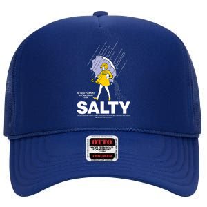 All These Flavors And You Choose To Be Salty High Crown Mesh Back Trucker Hat