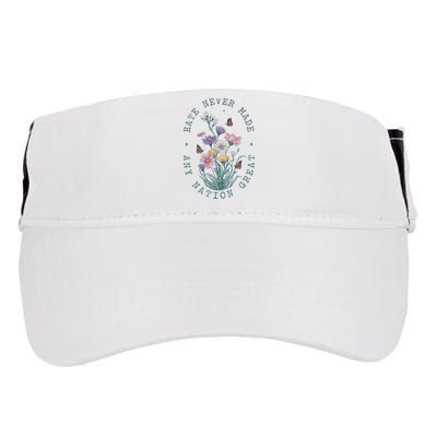 Anti Trump Floral Butterflies Democrat President Liberal Adult Drive Performance Visor