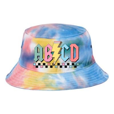 Abcd Teacher Funny Teacher Appreciation Tie Dye Newport Bucket Hat