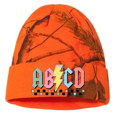 Abcd Teacher Funny Teacher Appreciation Kati Licensed 12" Camo Beanie