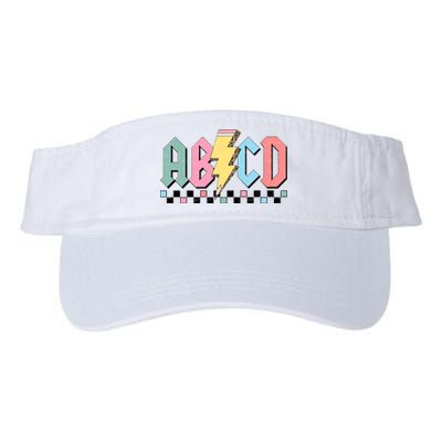 Abcd Teacher Funny Teacher Appreciation Valucap Bio-Washed Visor