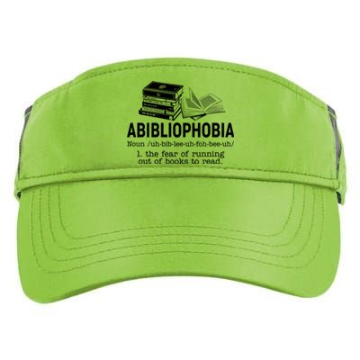 Abibliophobia The Fear Of Running Out Of Books Adult Drive Performance Visor