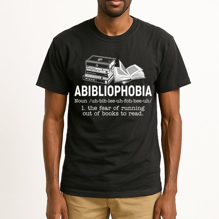 Abibliophobia The Fear Of Running Out Of Books Tall T-Shirt