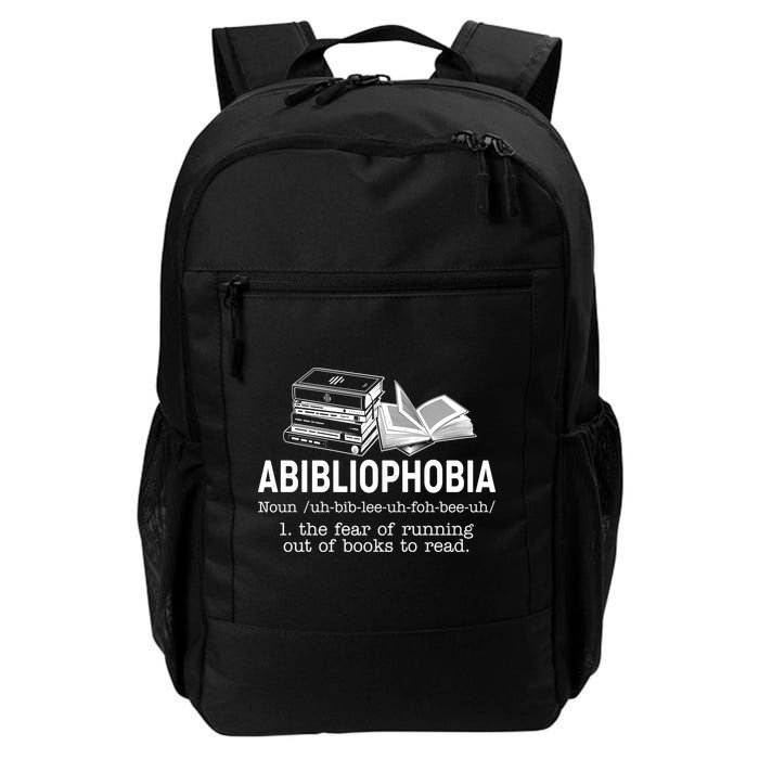 Abibliophobia The Fear Of Running Out Of Books Backpack