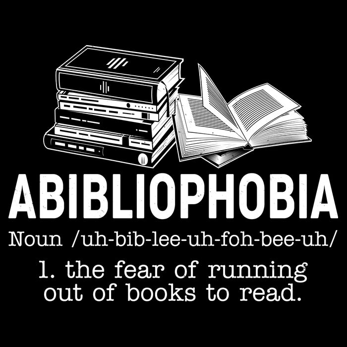 Abibliophobia The Fear Of Running Out Of Books 7-Panel Snapback Hat