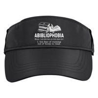 Abibliophobia The Fear Of Running Out Of Books Adult Drive Performance Visor